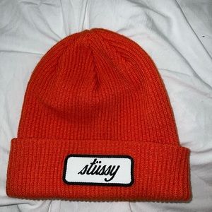 Stussy orange beanie
